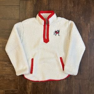 Pressbox Georgia Bulldogs Fleece 1/4 Zip
